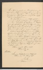 Nachlass Franz Steindachner, Abschrift von Maximilian Daublebsky von Sterneck an die Kaiserliche Akademie der Wissenschaften (14.03.1893), Inv.Nr. 4.09, Seite 2